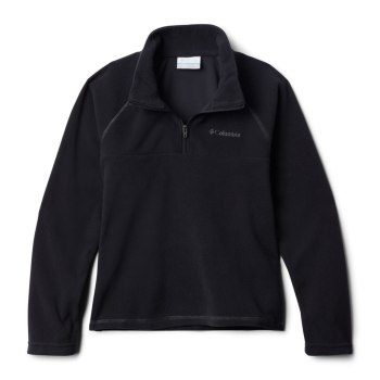 Columbia Glacial Fleece 1/4 Zip, Pullover Negros Para Niño | 695408-LNX